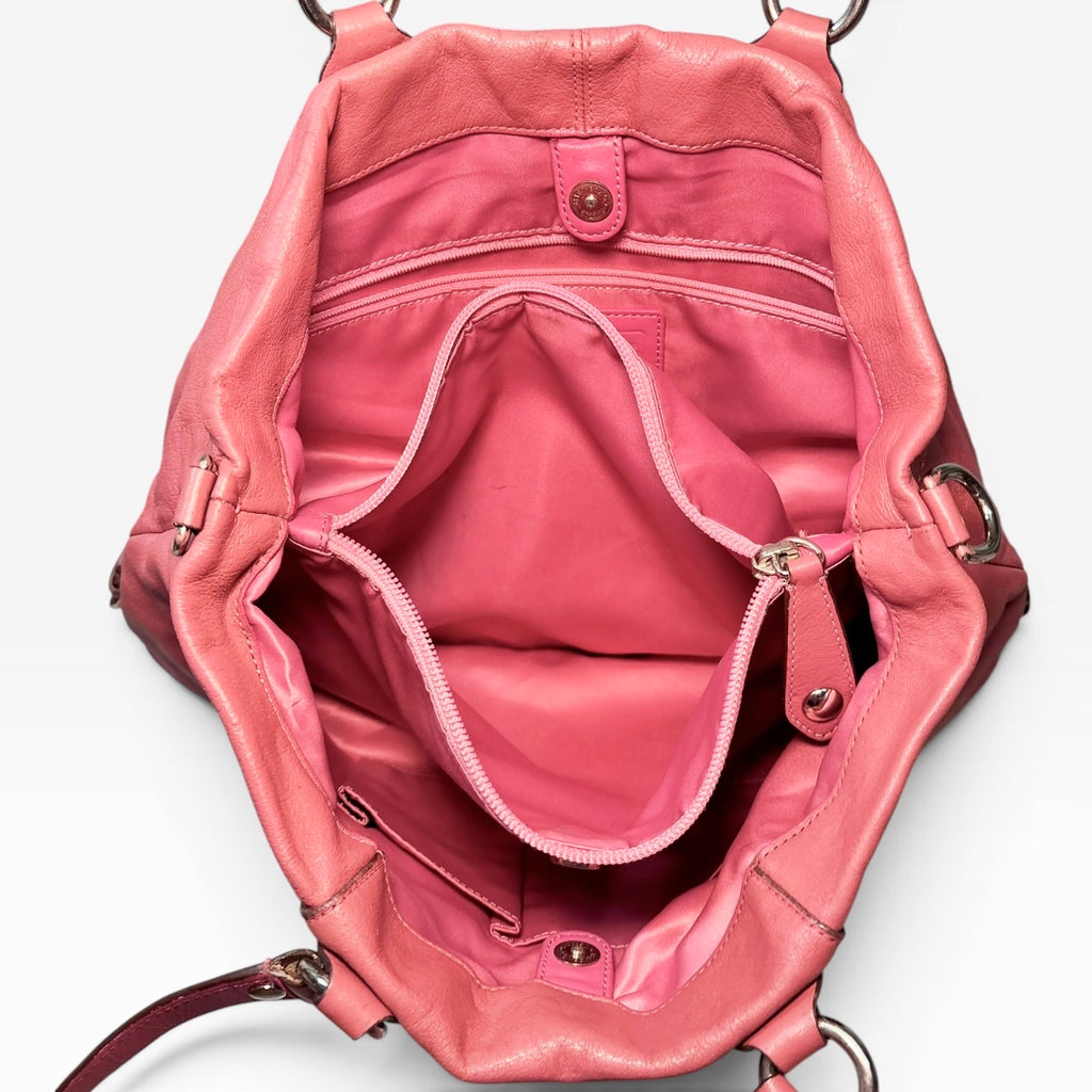 2000’s ashley leather carryall satchel