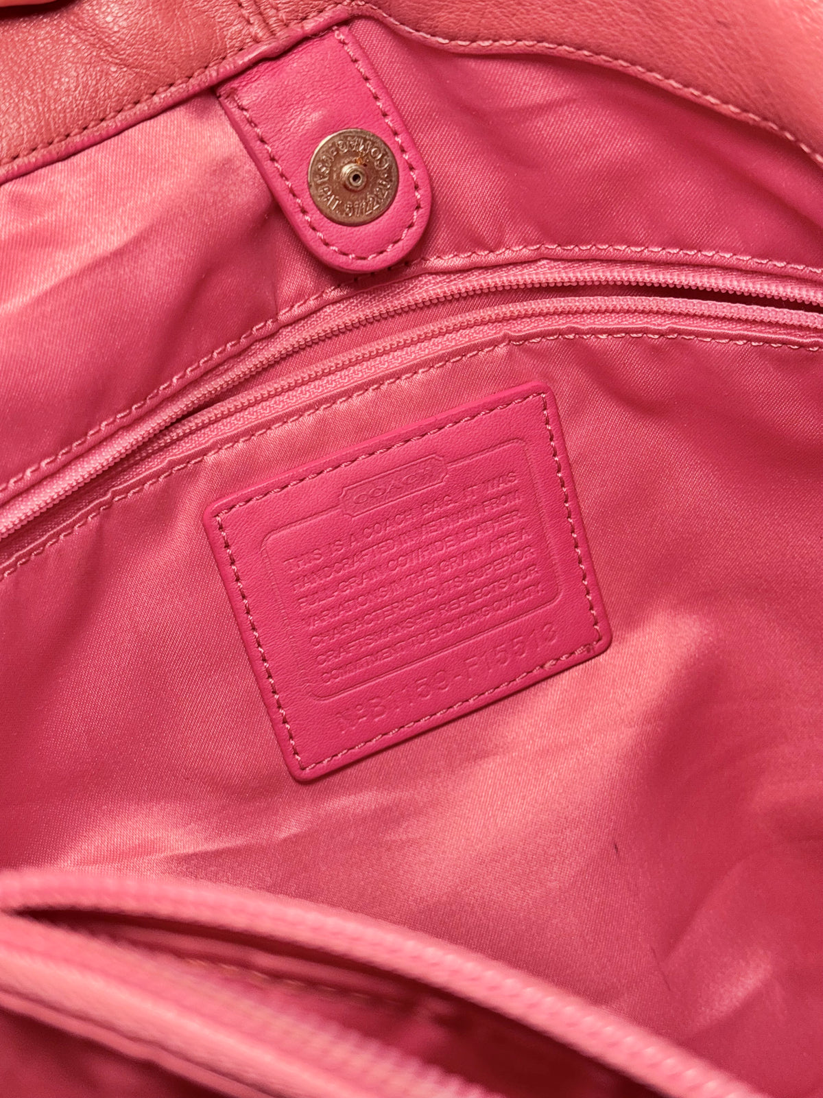 2000’s ashley leather carryall satchel